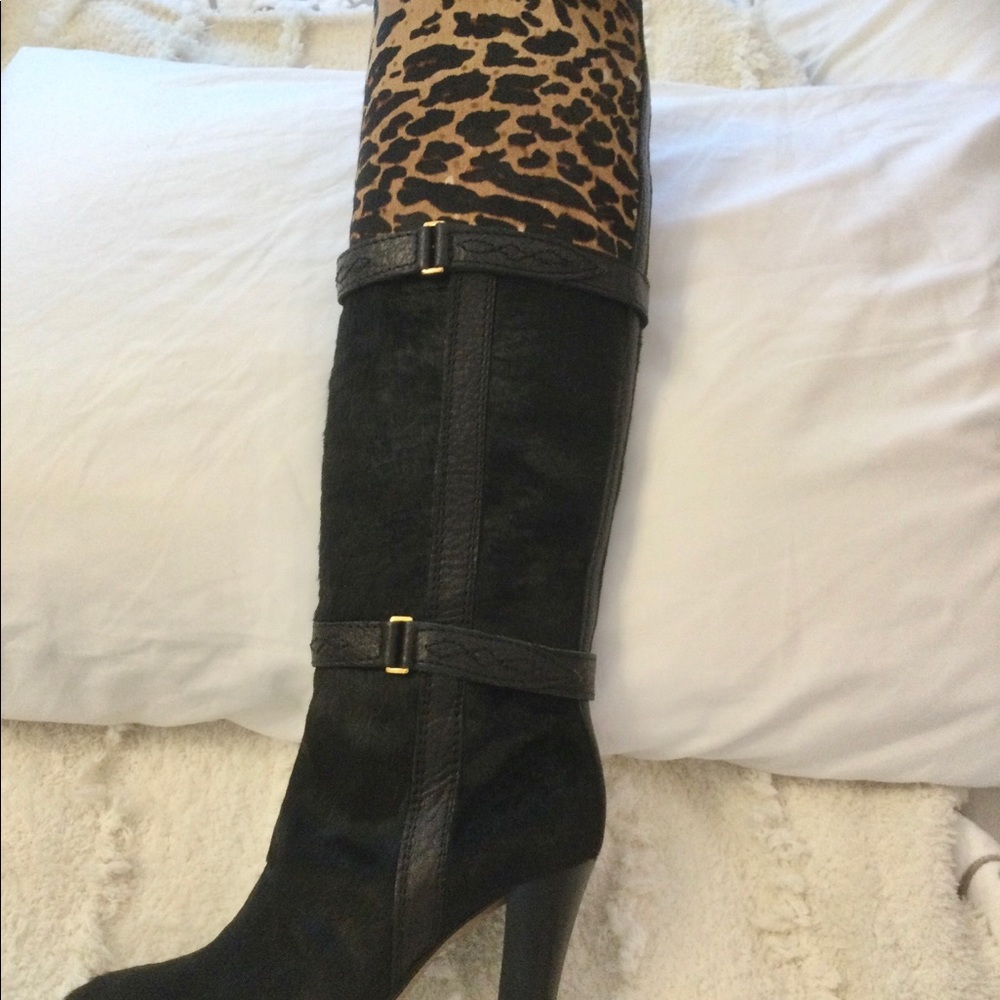 Franklin Elman Calf Hair Boots—NWOT